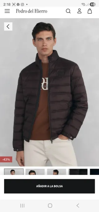 Chaqueta Pedro del Hierro marrón