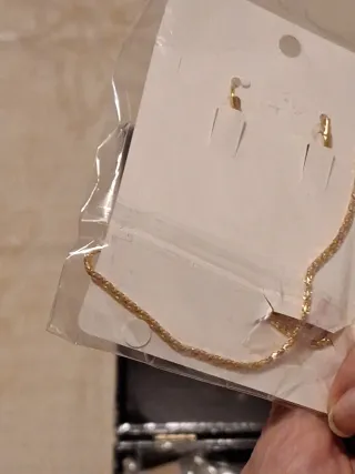 Conjunto Joyería: Pendientes, Anillo y Collar