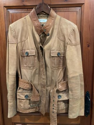 Chaqueta de cuero Zara mujer