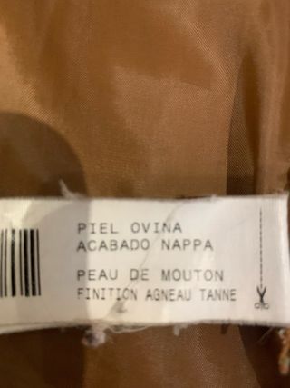 Chaqueta de cuero Zara mujer