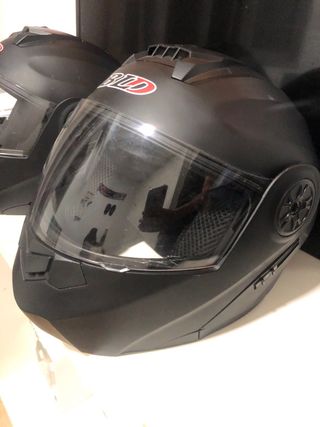 2 Cascos Moto BLD Negro