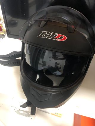 2 Cascos Moto BLD Negro