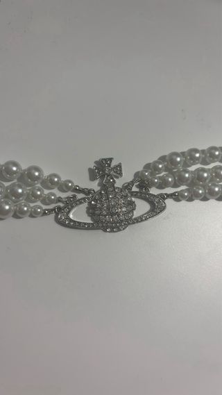 Colgante Vivienne Westwood Perlas Plata