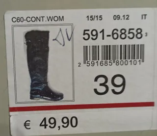 Stivali alti neri con pelliccia