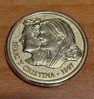 Moneda Conmemorativa 1997 Iñaki Cristina