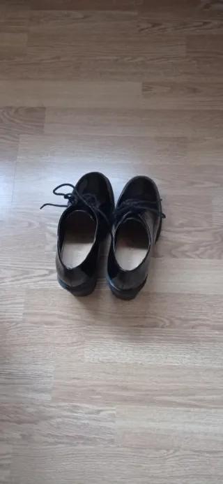 Zapatos de plataforma negros mujer