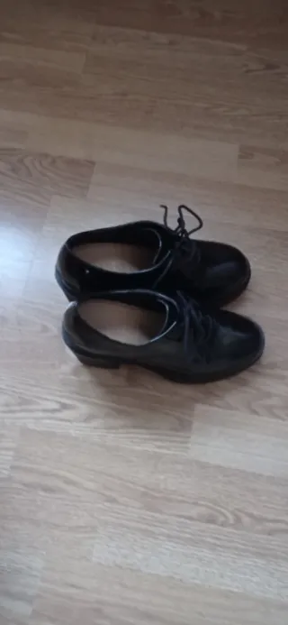 Zapatos de plataforma negros mujer