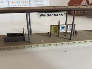 x2 Andén de tren H0