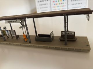 x2 Andén de tren H0