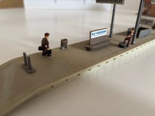 x2 Andén de tren H0