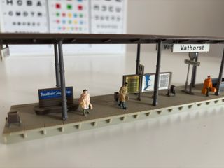 x2 Andén de tren H0