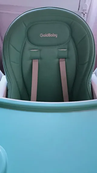 Trona GoldBaby verde Silla para Comer de bebes