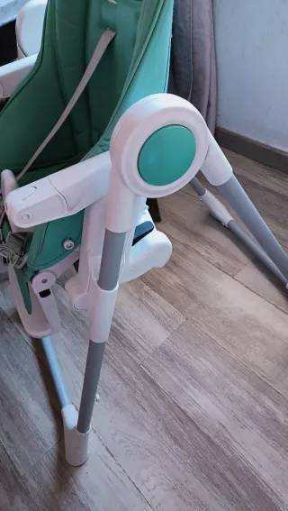 Trona GoldBaby verde Silla para Comer de bebes