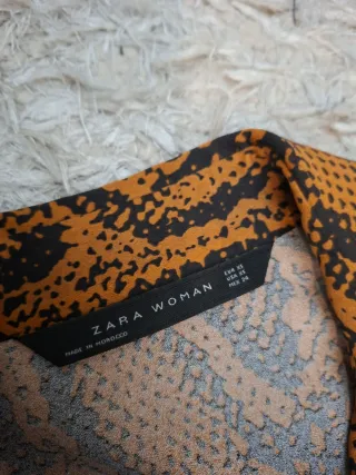 Vestido Zara estampado serpiente Talla XS
