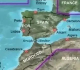 Cartografia España, Portugal.  Garmin