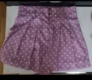 Bermuda Zara lunares raso T36