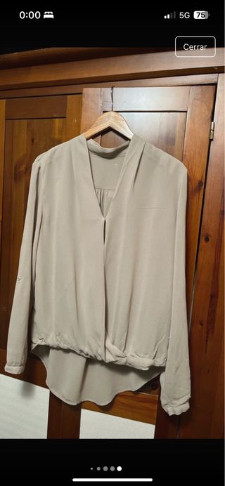 Blusa L Gris