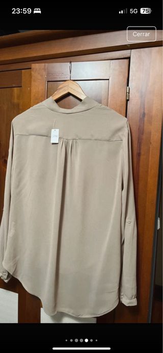 Blusa L Gris