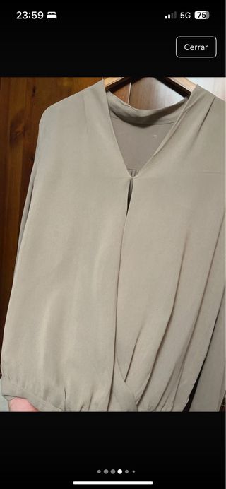 Blusa L Gris