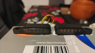 Intermitentes led Moto con soporte para el manilla