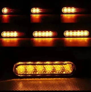 Intermitentes led Moto con soporte para el manilla