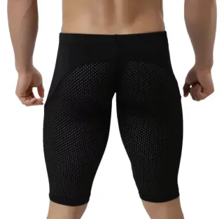 Mallas Bañador Negro Secado Rápido