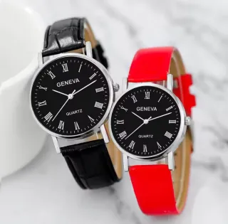 Relojes Negro y Rojo