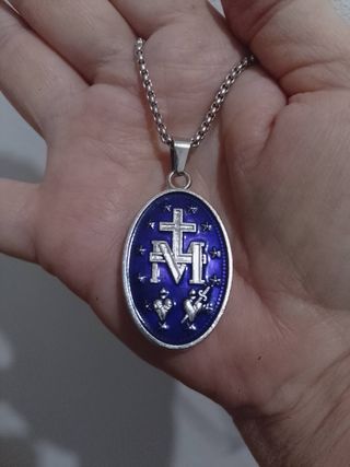 Collar Virgen Milagrosa 60cm