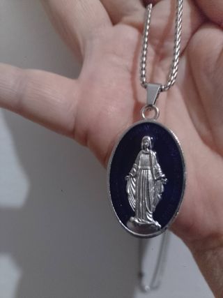 Collar Virgen Milagrosa 60cm