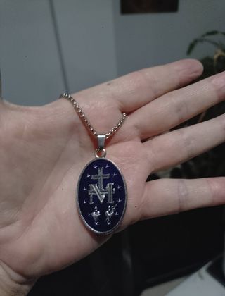 Collar Virgen Milagrosa 60cm