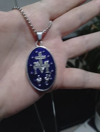 Collar Virgen Milagrosa 60cm