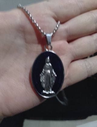 Collar Virgen Milagrosa 60cm
