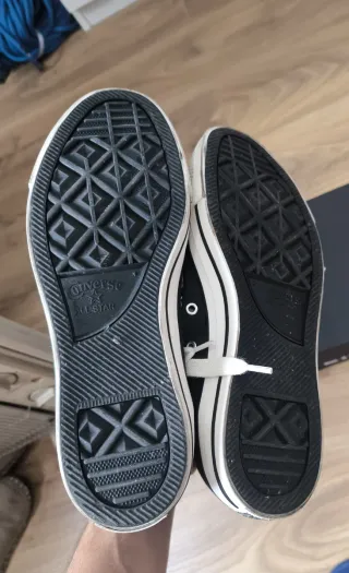 Converse All Star Estrellas Negras Rosas