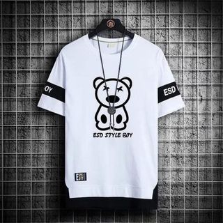 Camiseta blanca con oso ESD STYLE BOY