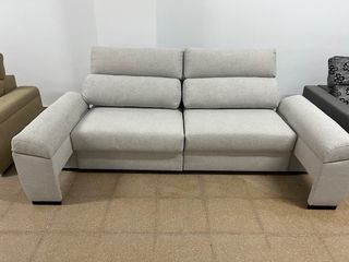 Sofá asientos y brazo abatibles NUEVO