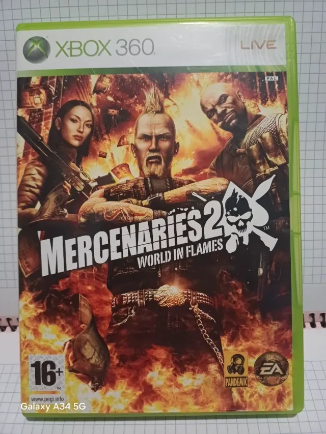 Mercenari 2 Xbox 360 Gioco e Manuale