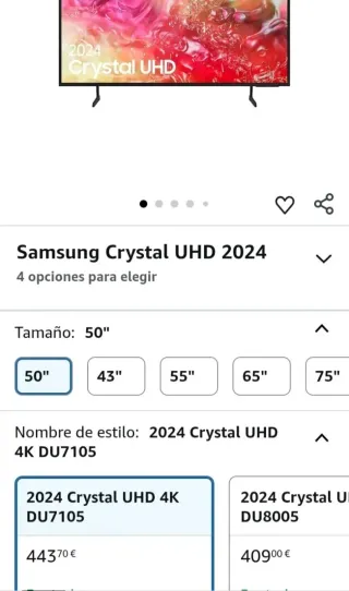 Televisor Samsung TV Crystal UHD Smart TV
