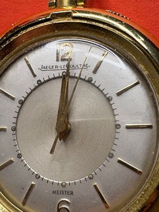 Reloj Jaeger LeCoultre Chapado Oro con ALARMA.