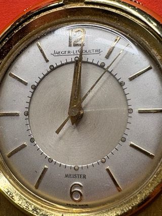 Reloj Jaeger LeCoultre Chapado Oro con ALARMA.