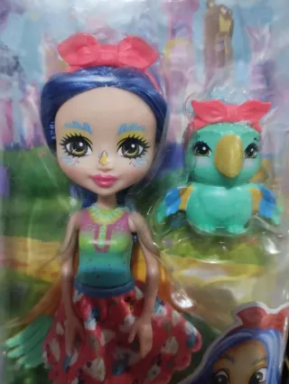 Muñeca Enchantimals Prita Parakeet & Flutter