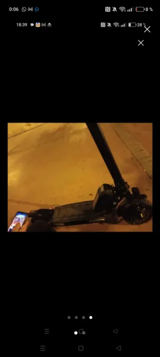 Patinete Eléctrico Negro