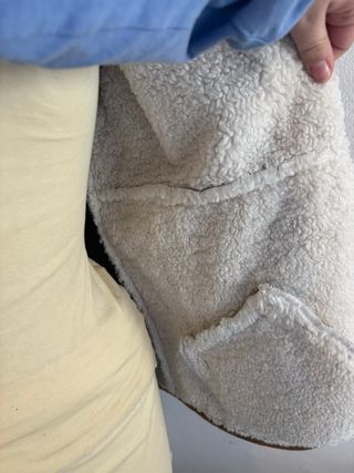 Abrigo marrón forro borreguito.