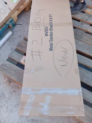 Caseta de jardín GVDV 236x171x197 cm