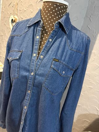 Camisa vaquera mujer 100% algodón