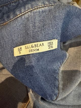 Camisa vaquera mujer 100% algodón