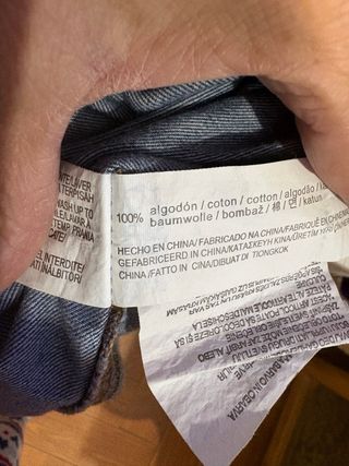 Camisa vaquera mujer 100% algodón