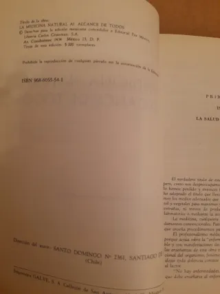 3x2. La medicina natural al alcance de todos.