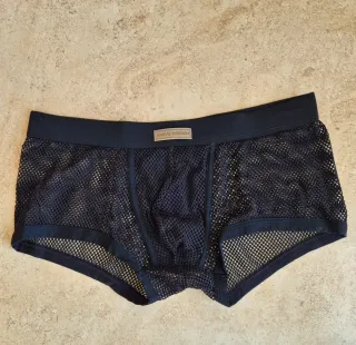 Bóxer rejilla ajustados negro