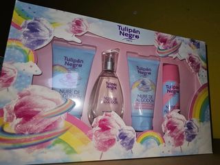 Kit Regalo Tulipán Negro Nube de Algodón