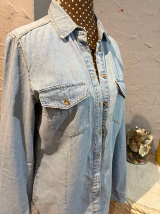 Camisa vaquera mujer 100% algodón